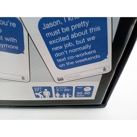 New Phone Who Dis? Adult Party Card Game Offline Text Messaging Ages 17 and Up - Picture 11 of 15